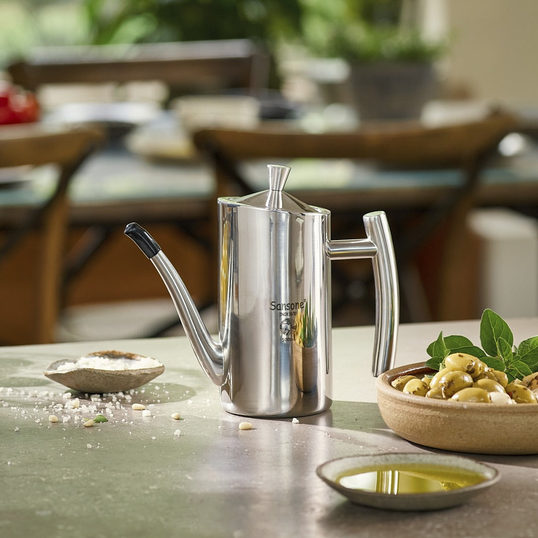 משפך נירוסטה 500 מל