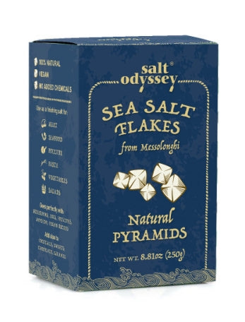 פתיתי מלח ים 250 גרם salt odyssey