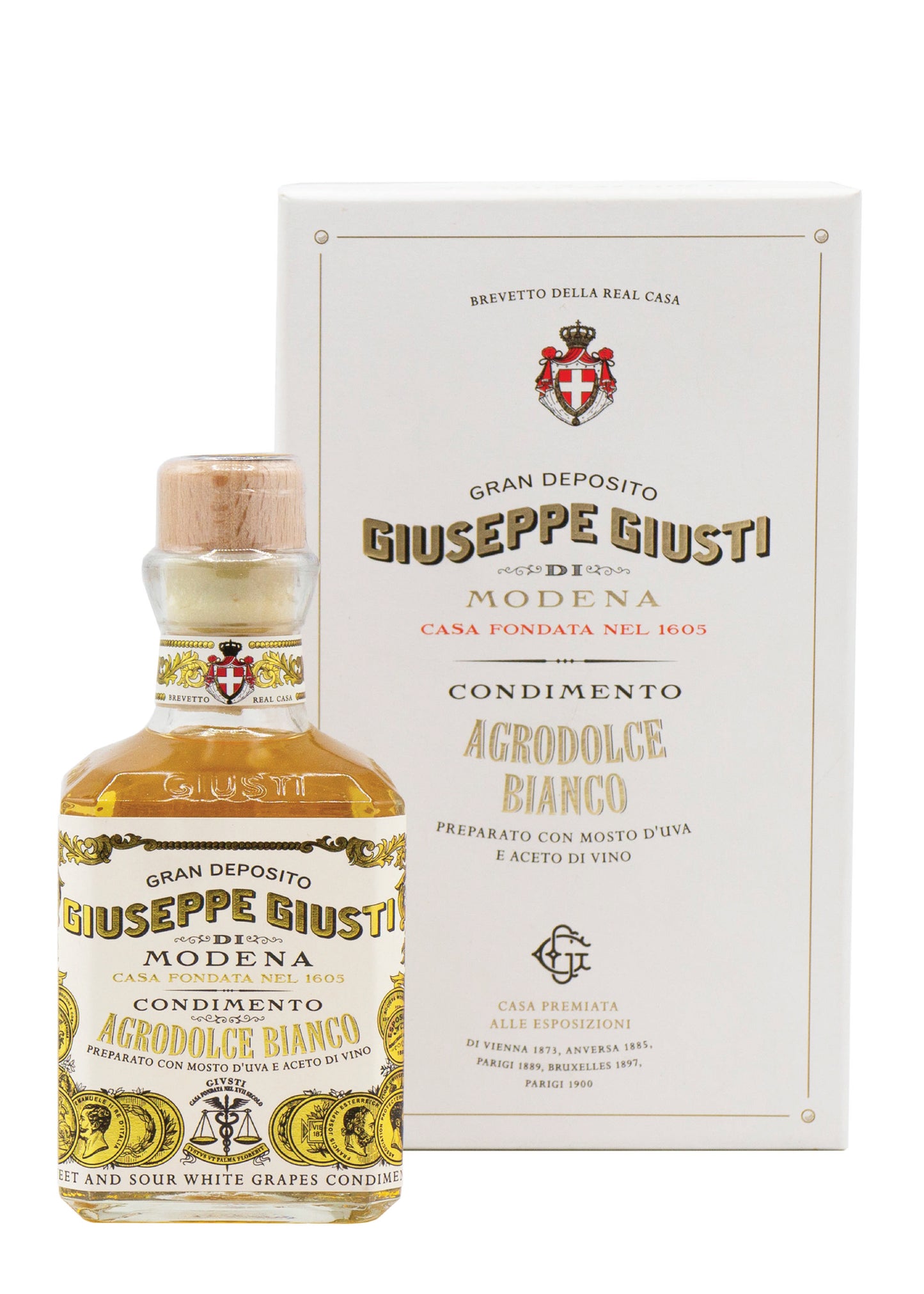 ג'וסטי- בלסמי לבן בקבוק 250 מ"ל מרובע+אריזה 5 שנים-לא כשר