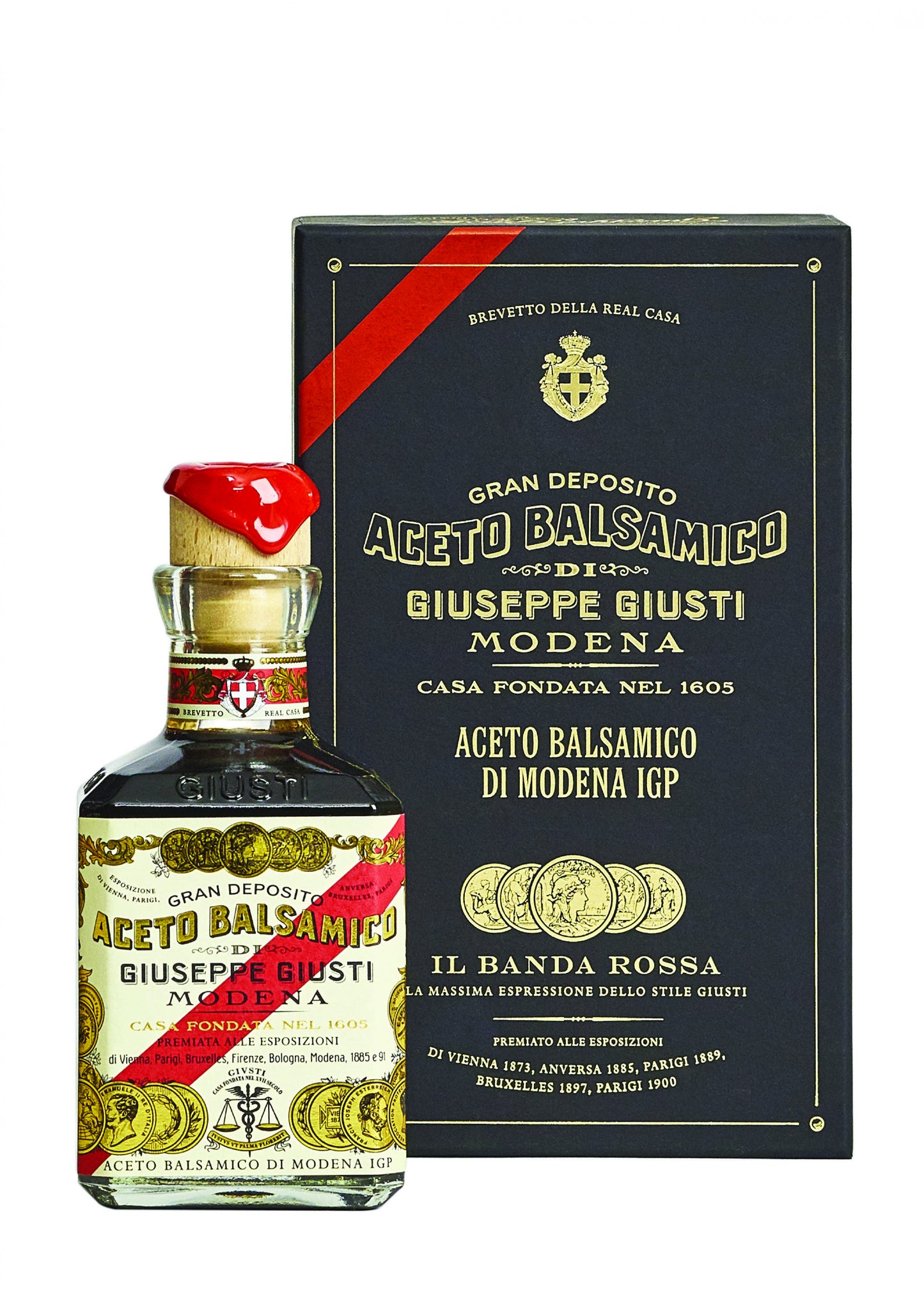 ג'וסטי- בלסמי IGP בקבוק 250 מ"ל מרובע+אריזה, 5 מדליות, 20 שנה-לא כשר