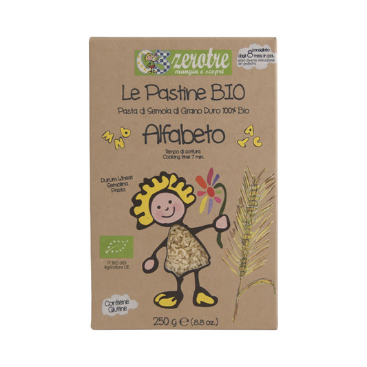 רוסטיקלה- אלפבטו 250 גרם (אורגני- ילדים)