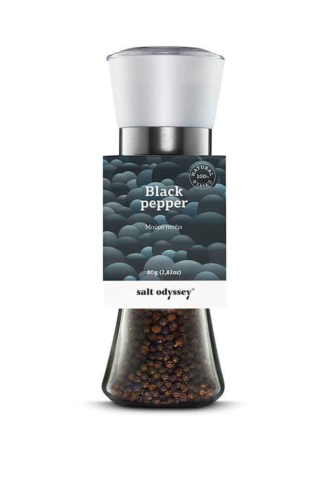 מטחנת פלפל שחור יבש 80 גר salt odyssey