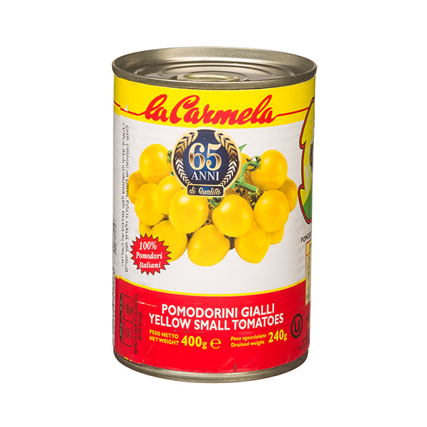 עגבניות שרי צהובות שלמות 400 גרם