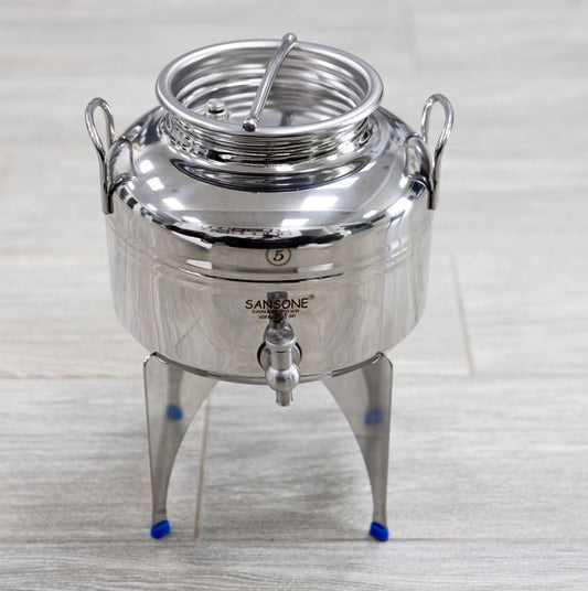 מיכל נירוסטה 5 ליטר