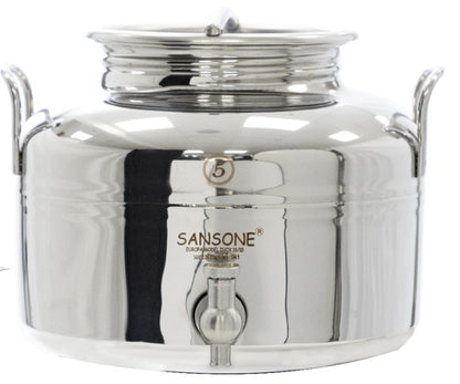 מיכל נירוסטה 5 ליטר